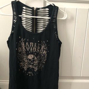 Harley Davidson black tank top